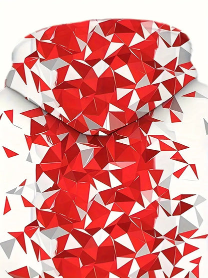 Lucas – Kapuzenpullover met geometrische print voor heren