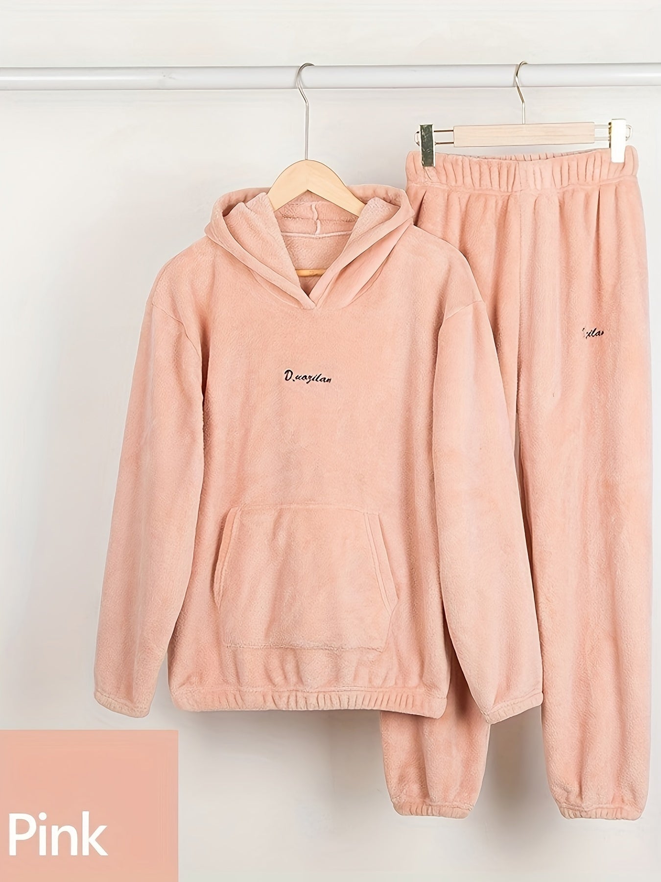 Lisa - Fuzzy Hooded Pyjama Set
