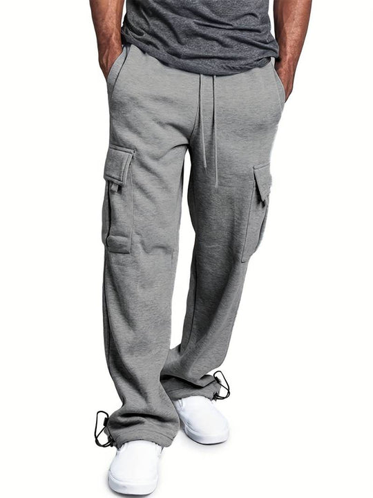 Bram – Men's Multi-Pocket Cargo Pants with Belt 