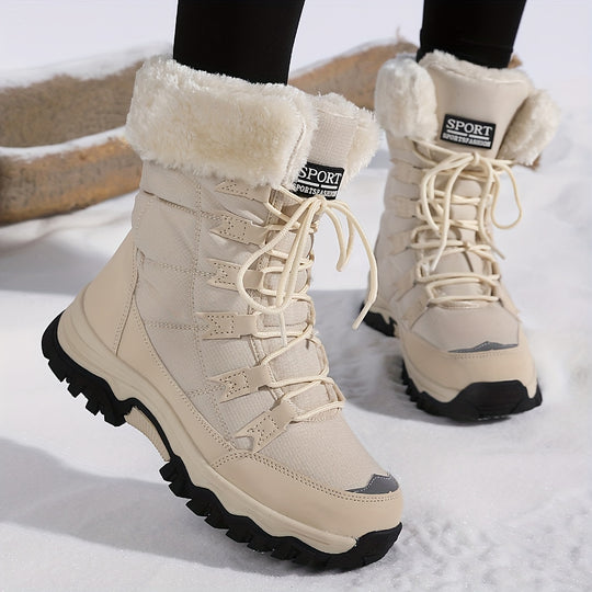 Marit - Waterproof Insulated Snow Boots with Faux Fur