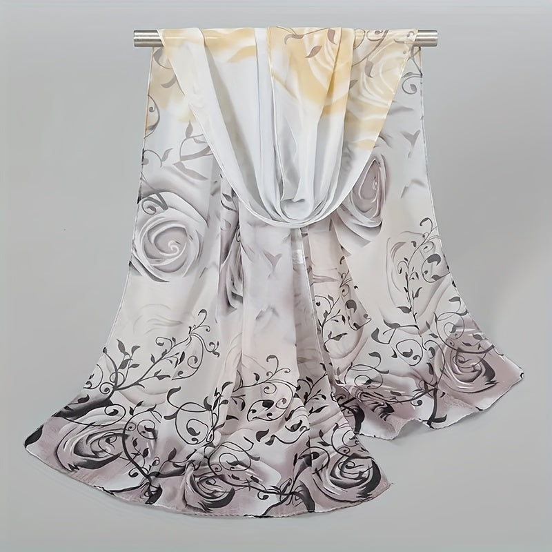 Lianne - Stylish Light Chiffon Scarf for Spring and Summer