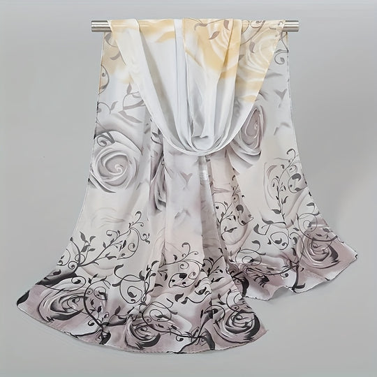 Lianne - Stylish Light Chiffon Scarf for Spring and Summer