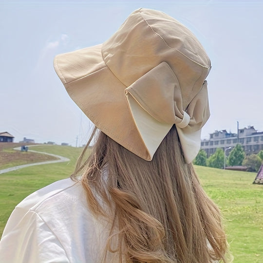 Isabelle - Reversible Wide Brim Bucket Hat with UV Protection