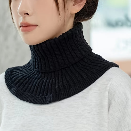 Sanne - Warm Knitted Neckwarmer Scarf for Elegant Winter Looks