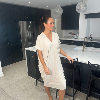 Anouk Dames Jurk - Zomerjurk met V-Hals - Jurkjes Dames