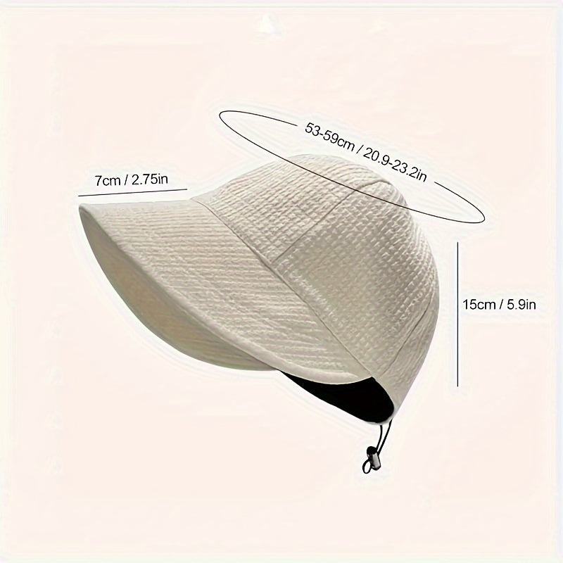 Anouk - Stylish Baseball Cap with Drawstring for Sun Protection