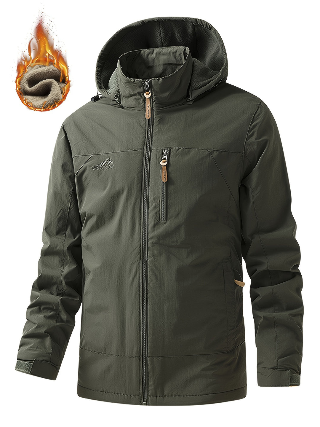 Daan - Waterproof Fleece Lined Jacket For Men