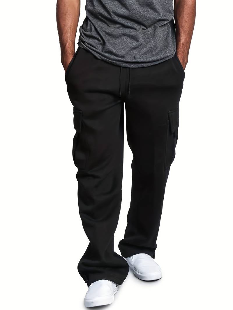 Bram – Men's Multi-Pocket Cargo Pants with Belt 