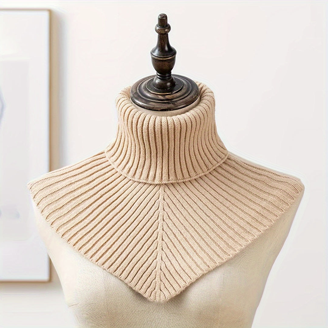 Yara - Stylish Plain Turtleneck Neckwarmer for Women