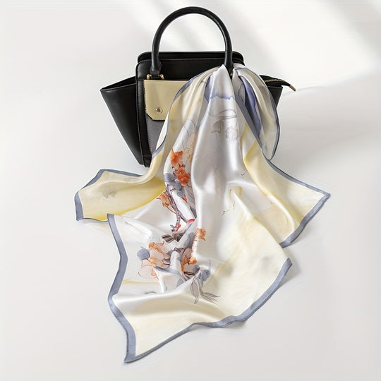 Evelien - Vintage Style Silk Scarf for Women