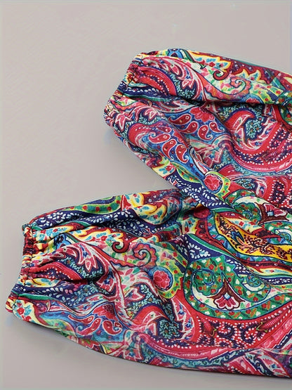 Elise - Blouse Met Bloemenprint En Knopen