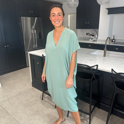 Anouk Dames Jurk - Zomerjurk met V-Hals - Jurkjes Dames