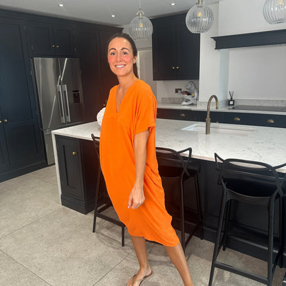 Anouk Dames Jurk - Zomerjurk met V-Hals - Jurkjes Dames