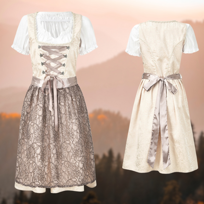 Emma – Unieke Dirndl voor dames met schort en blouse