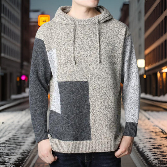 Thomas – Luxury Alpaca Hooded Pullover for Active Men