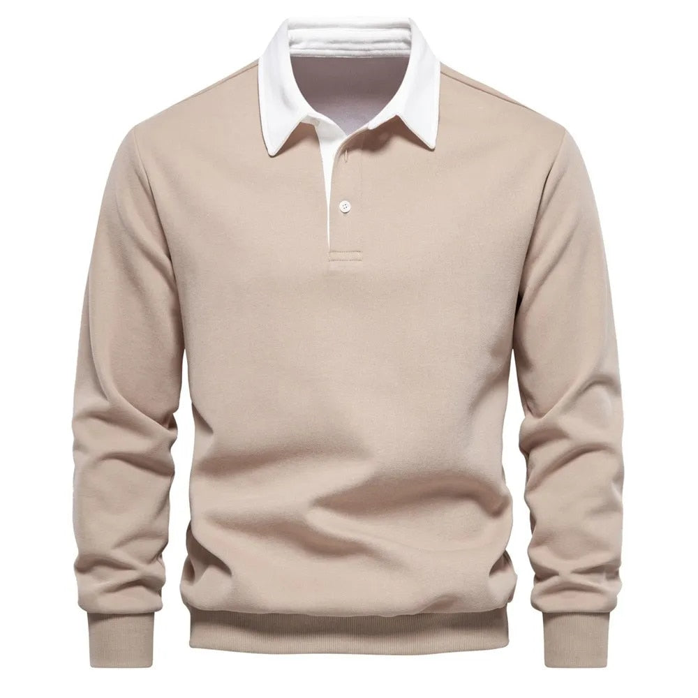 Thomas - Heren Luchtige Kragen Pullover