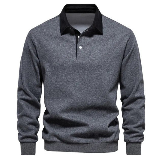 Thomas - Heren Luchtige Kragen Pullover