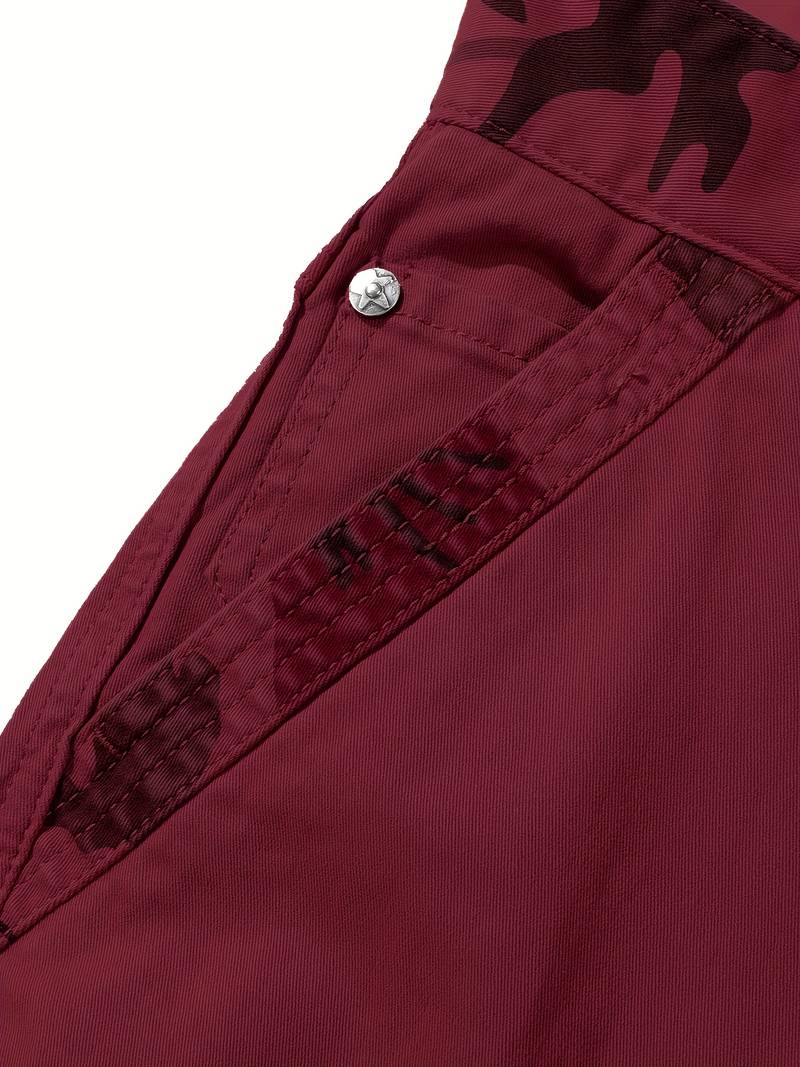 Lucas – Stijlvolle Vintage Cargobroek met Camouflagepatroon