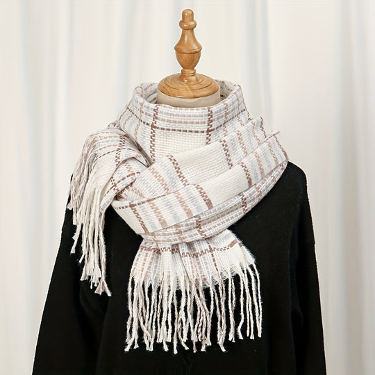 Lotte - Elegant Women's Scarf Made of Polyester, Warm &amp; Windproof for Winter Outings