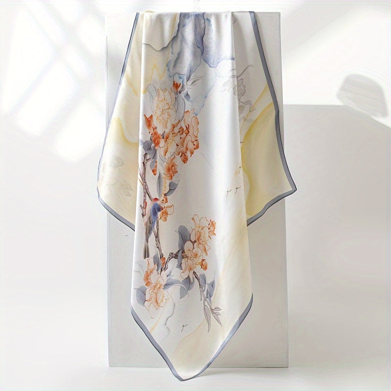 Evelien - Vintage Style Silk Scarf for Women