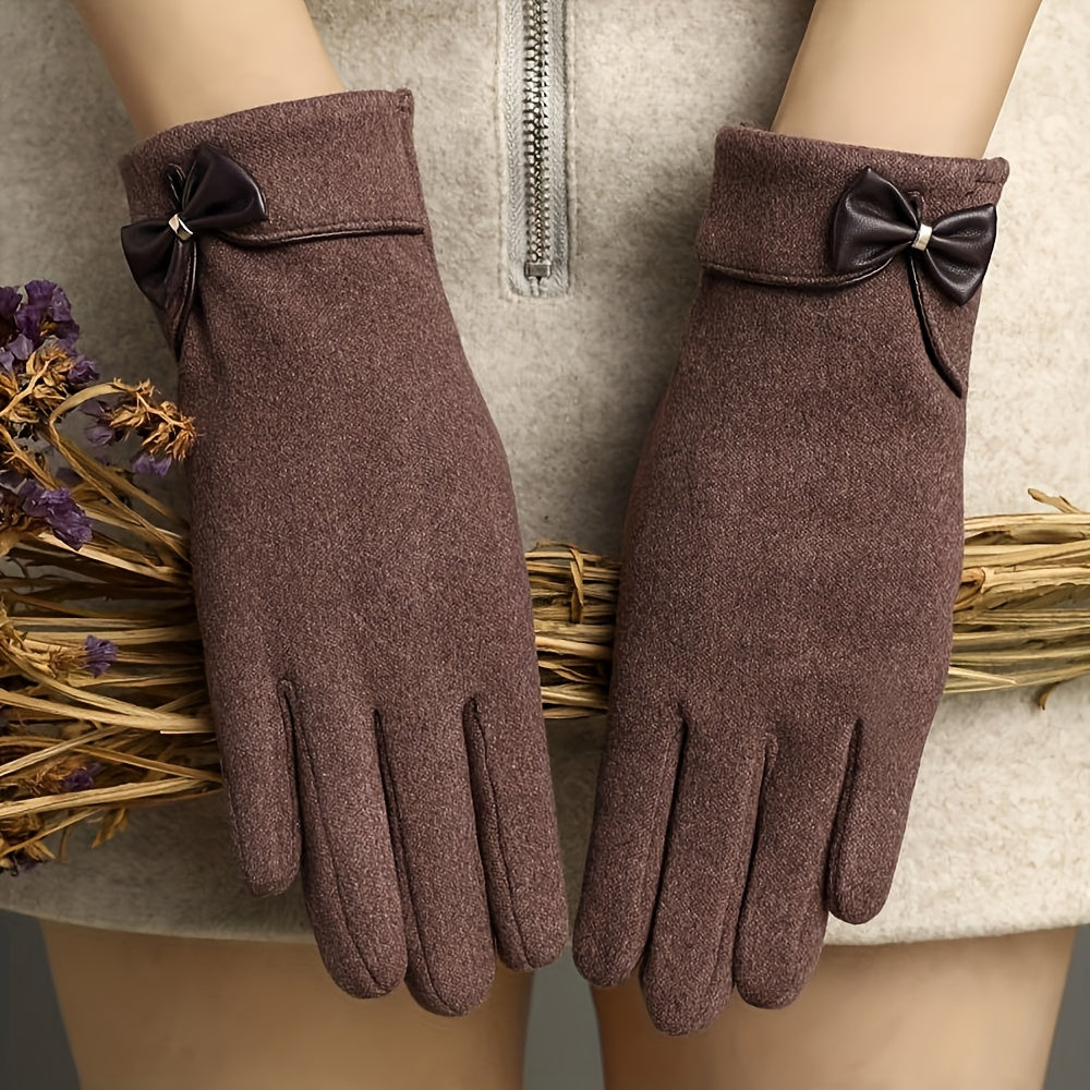 Eliza - Elegant Touchscreen Winter Gloves