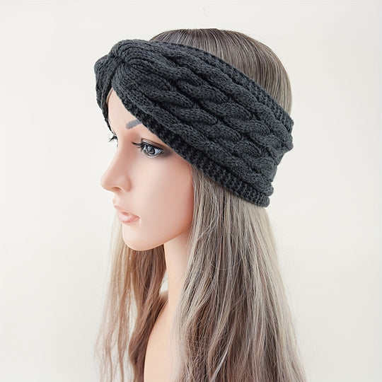 Eva - Dikke Gebreide Oorwarmers met Warme Voering | Cozy Winter Haaraccessoires