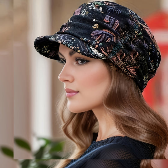 Julia - Chique Bloemen Fedora Dameshoed met Korte Rand html Copy code