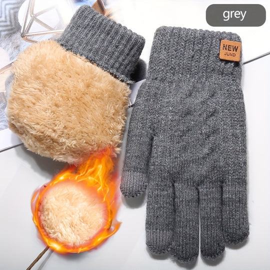 Mariska - Warm Knitted Winter Gloves