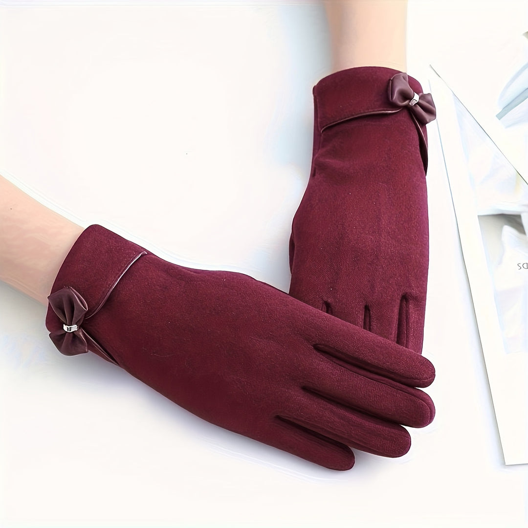 Eliza - Elegant Touchscreen Winter Gloves