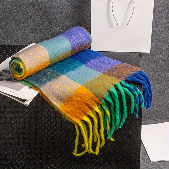 Sofie - Stylish Scottish Plaid Scarf, Softly Woven and Perfect for Casual Winter Days