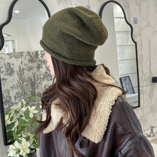 Sanne - Unisex Knitted Hat | Comfortable, Breathable Winter Hat with Drawstring Closure