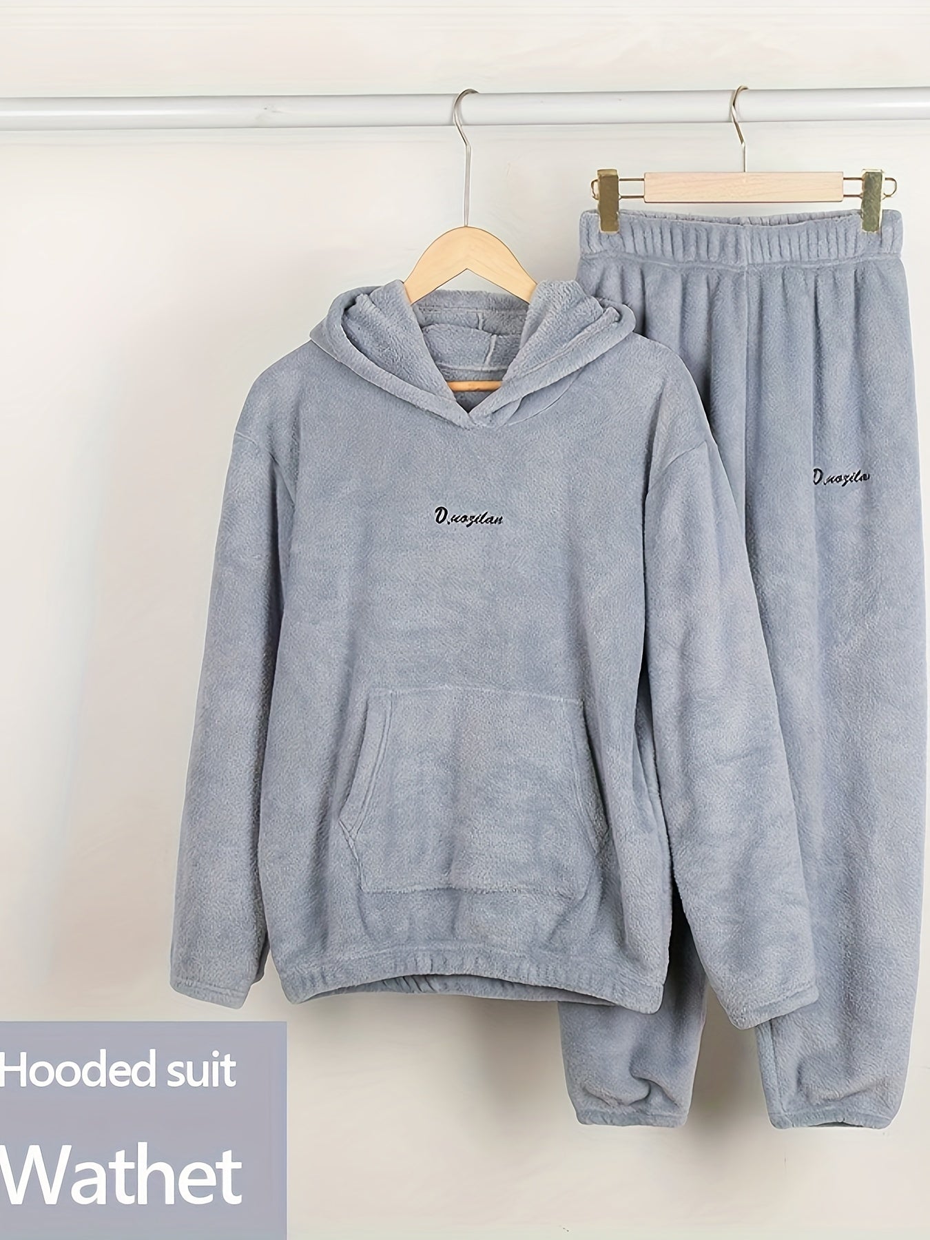 Lisa - Fuzzy Hooded Pyjama Set