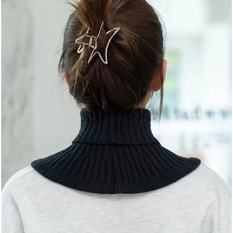 Sanne - Warm Knitted Neckwarmer Scarf for Elegant Winter Looks