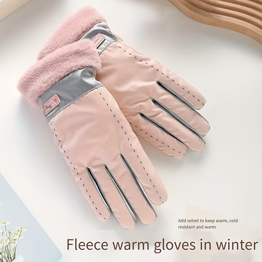 Marlies - Gezellige Fleece-Gevoerde Winterhandschoenen voor Dames