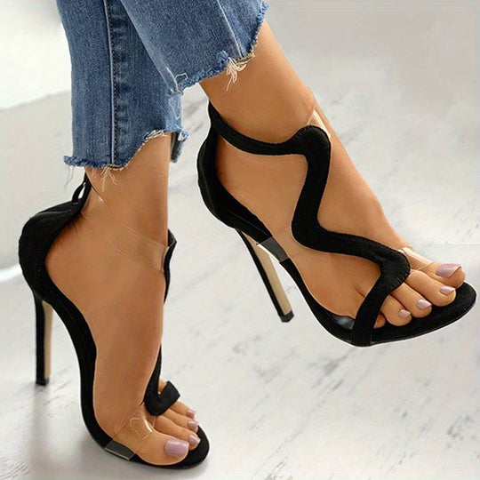 Saskia - Elegant Stiletto Sandals with Straps