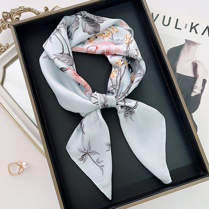 Lisa - Stijlvolle Vierkante Sjaal met Bloemenprint voor Vrouwen
