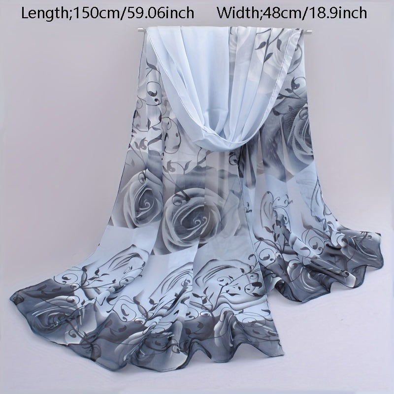 Lianne - Stylish Light Chiffon Scarf for Spring and Summer