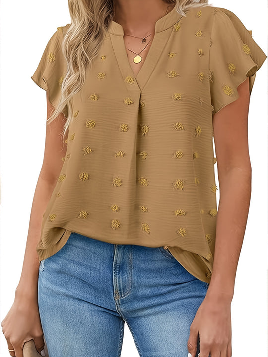 Anouk - Elegant Embroidered Chiffon Blouse