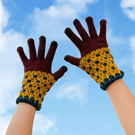 Marijke - Gezellige Gebreide Winterhandschoenen voor Vrouwen