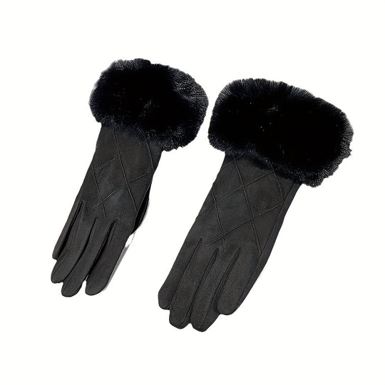 Evelien - Women's Touchscreen Compatible Suede Gloves