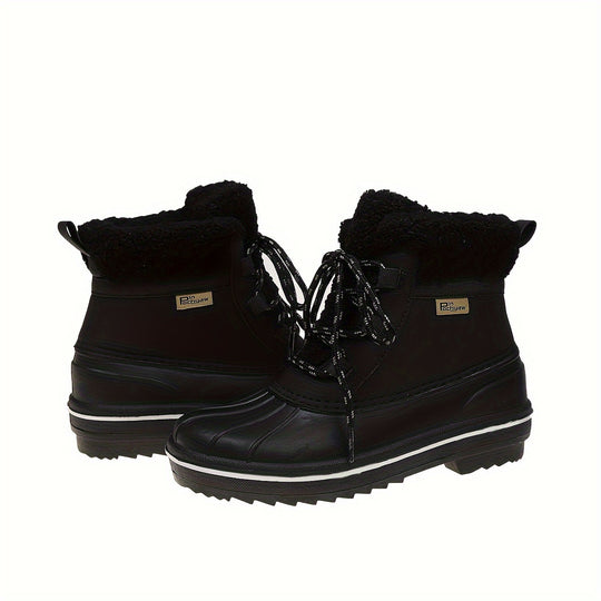 Laura - Women's Waterproof Winter Boots with Normal Toe and Fabric Lining