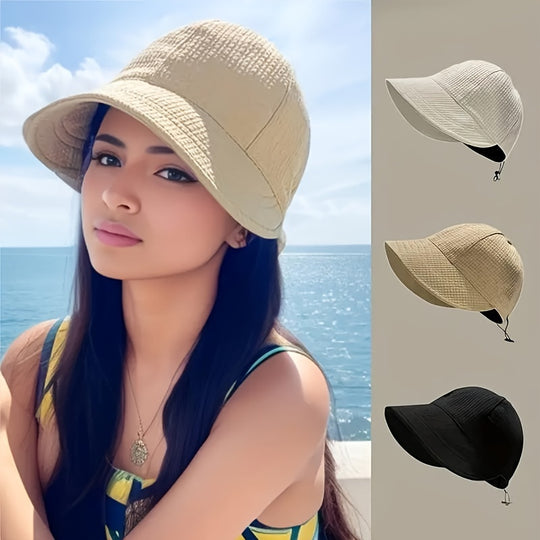 Anouk - Stylish Baseball Cap with Drawstring for Sun Protection