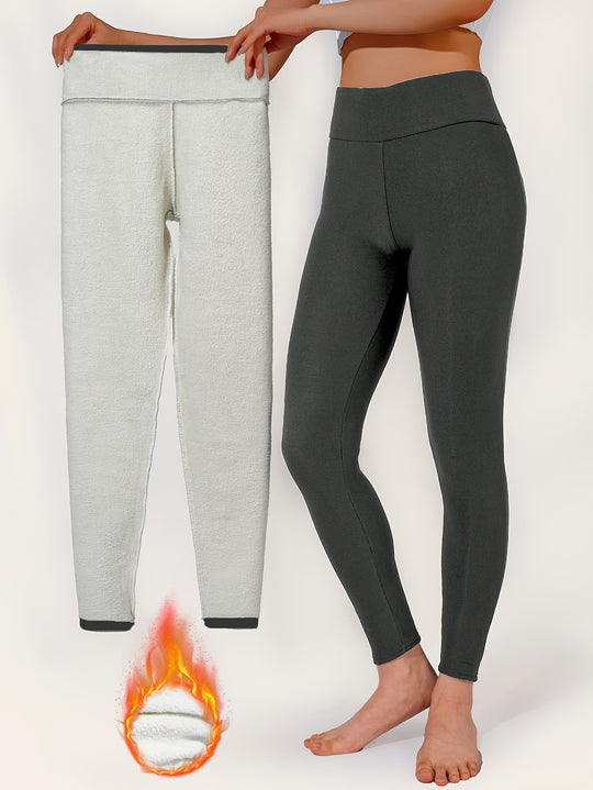 Femke - Hoge Taille Sportleggings | Comfortabele, Warme Yoga Broek