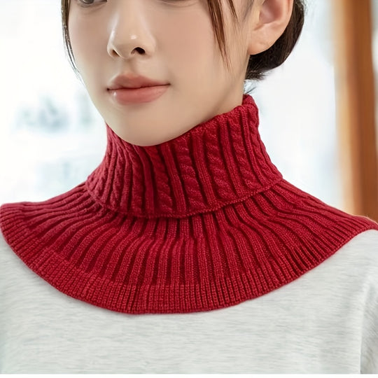 Sanne - Warm Knitted Neckwarmer Scarf for Elegant Winter Looks