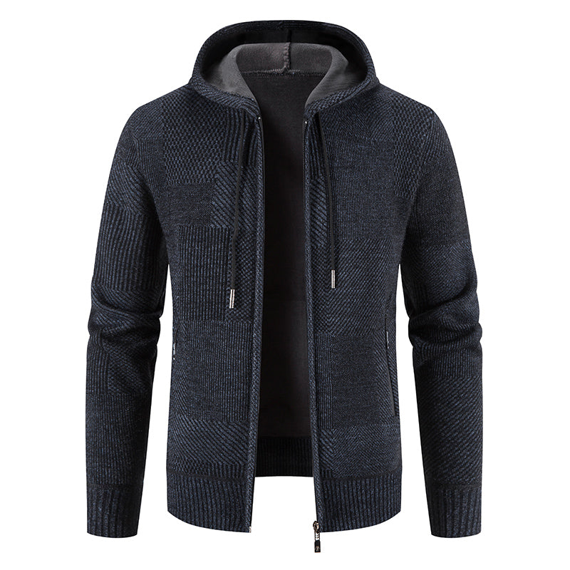 Hugo – Men's Quilted Hooded Pullover