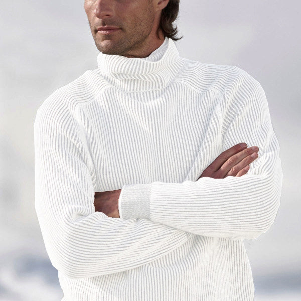 Oscar – Cashmere Roll Neck Pullover for Men