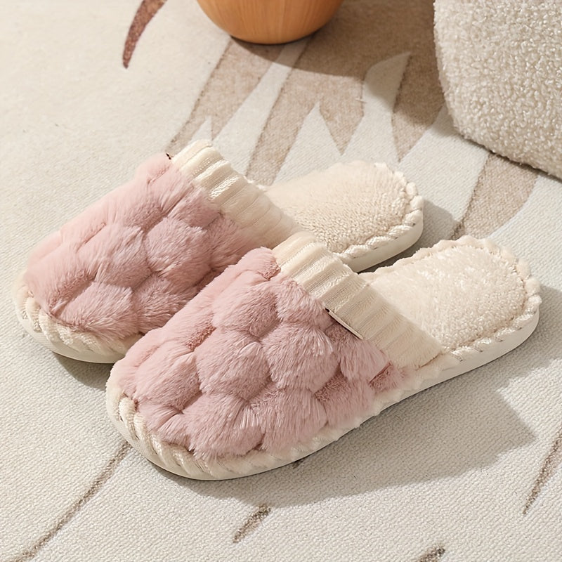 Sophie – Warm Winter Slippers with Closed Toe, Cozy Slip-On Slippers for Indoor Use