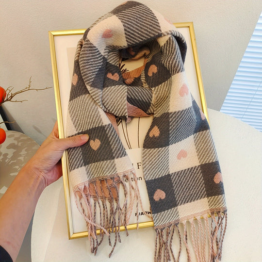 Yvette - Chic Striped Women's Scarf for Fall/Winter