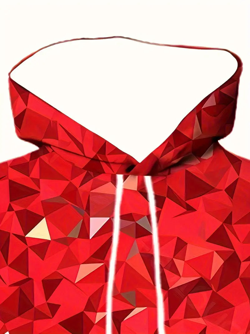 Lucas – Kapuzenpullover met geometrische print voor heren