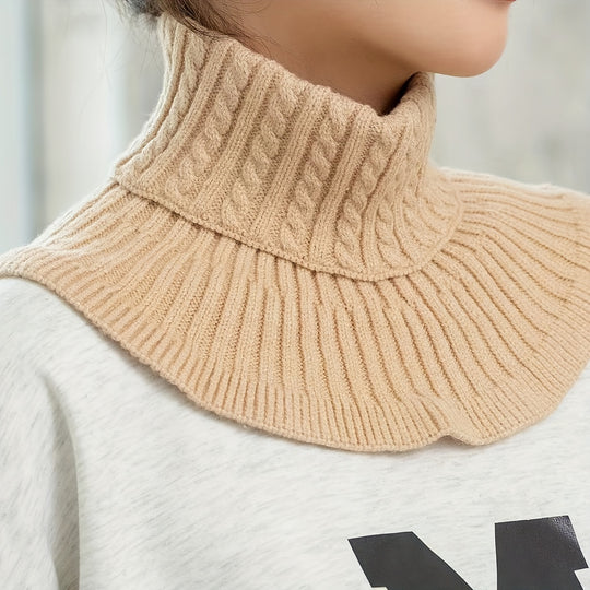 Sanne - Warm Knitted Neckwarmer Scarf for Elegant Winter Looks